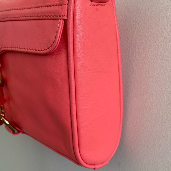 Rebecca Minkoff Mini Mac In Watermelon New With Tag - Picture 5 of 11